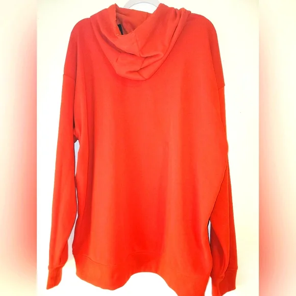 NWT UNDER ARMOUR x PROJECT ROCK VETERANS DAY HEAVYWEIGHT HOODIE ORANGE BLACK 2XL - Picture 4 of 11